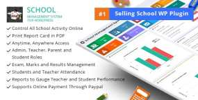 School Management System学校管理系统Wordpress插件V91.3