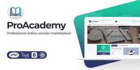 PHP源码ProAcademy 2.7 全开源LMS在线培训教育和课程销售系统 + Android和iOS双端APP源码