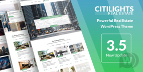 CitiLights – WordPress房地产网站主题模板 更新至v3.5.8
