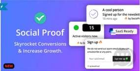 PHP源码SocialProofo 7.1.0 Nulled 用于显示网站上弹出窗口的脚本源码