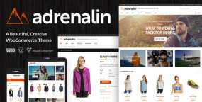 Adrenalin在线服装销售商店WooCommerce主题