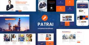 Patrai WordPress主题_制造业与工业领域建站模板