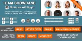 WordPress团队展示插件Team Showcase 2.2.6 免激活版
