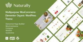 Naturally有机食品和市场多功能WooCommerce主题V1.4.9版