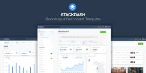 StackDash – BOOTSTRAP 4管理面板HTML5模板  更新至V1.3.0