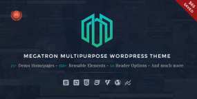 Megatron响应式多用途企业官网模板WordPress主题