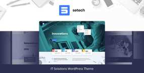 Setech软件解决方案和IT行业IT服务网WordPress主题