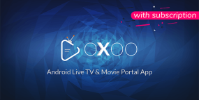 OXOO-带有订阅系统的Live TV＆电影门户Android应用源码 更新至v1.2.2