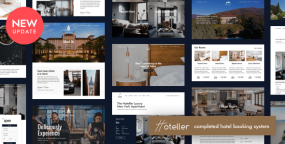 Hoteller汉化版_WordPress度假村旅游民宿预订主题