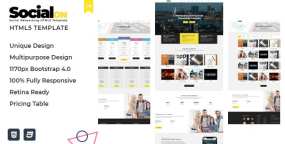 Social Net -企业网络连接HTML5模板 v1.0