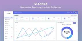 Annex – Bootstrap 4管理面板和仪表盘HTML5模板 更新至v1.3