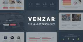 Venzar -响应式简洁电子邮件HTML模板 v1.0.0