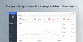 Syntra -响应式Bootstrap 4管理仪表板HTML5模板 v1.0