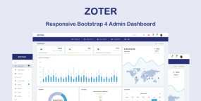 Zoter -响应式管理仪表板HTML5模板 v1.0