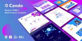 Cando -创意多用途HTML5模板 更新至v1.1