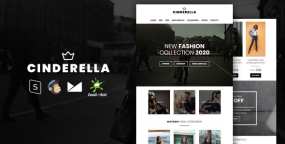 Cinderella含36个模块响应式电子邮件HTML5模板V1.0