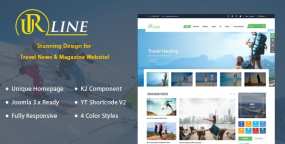 【v3.9.6】Urline – 自适应旅行新闻Joomla模板【包更新】