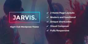 Jarvis(V1.8.14)夜总会和音乐演唱会活动网站WordPress主题
