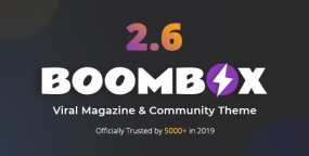 BoomBox汉化版|多功能流行新闻杂志网站WordPress主题