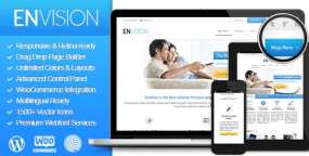 WordPress主题Envision 3.7.1：响应式视网膜多用途WP主题