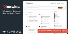 KnowHow汉化版_文档库知识库FAQ网站WordPress主题