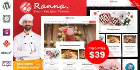 Ranna(v1.2.2)美食餐饮和食谱类网站WordPress主题