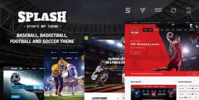 Splash(v4.4.2)游戏竞技和体育运动类WordPress主题