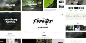 [1.3.6] The Forester – 极简自适应作品集WordPress主题