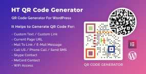 [汉化版v.1.0.3]HT QR Code – WordPress二维码生成器插件汉化版