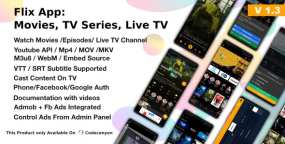 [v1.3.1]Flix App Movies – 在线电影/电视节目Android手机APP源码