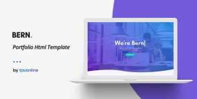 Bern v1.0-自适应简洁创意作品集HTML5模板