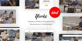 Yorks v1.0-适用于企业和个人的现代HTML5模板