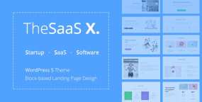 [v.1.1.5]TheSaaS X  – 响应式SaaS/启动/WebApp落地页WordPress企业官网主题