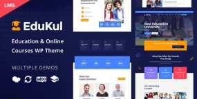Edukul WordPress主题_在线学习教育网站模板