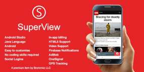 SuperView将网站打包为Android端APP的WebView应用APP源码V2.1.0