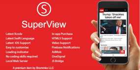 SuperView网站打包iOS端APP的WebView应用APP源码V3.0.0