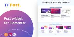[v.1.0.1]TfPost – 多布局文章小工具Elementor附加组件