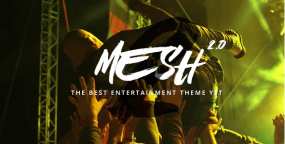 [v.2.3.0]MESH – 音乐/乐队/音乐家/事件/演唱会/俱乐部WordPress主题
