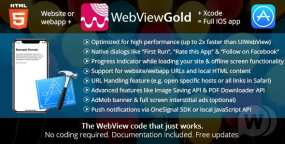 WebViewGold将网站封装为手机APP的iOS移动APP源码V7.1
