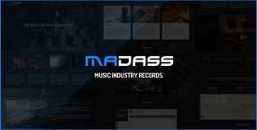 Madass v1.0-自适应音乐行业/乐队HTML5模板
