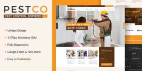 Pestco v1.0-害虫控制/除虫服务企业HTML5模板