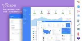 Paper Panel v1.0.9-多用途Bootstrap 4管理面板仪表板HTML5模板