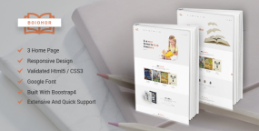 Boighor v1.0-图书图书馆电子商务商店HTML5模板