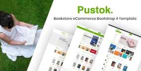 Pustok v1.0.4-自适应书店电子商务HTML5模板