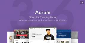 Aurum WordPress主题 | 极简在线购物网站模板
