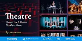 [v1.1.5]Theatre -音乐会/歌剧/剧院/艺术活动/娱乐WordPress主题
