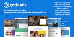 Getleads v1.5.5-市场营销落地页/着陆页HTML5模板