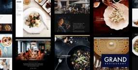 Grand Restaurant(v7.0.6)餐厅咖啡厅网站WordPress主题