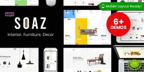 Soaz简约室内装饰品和家具跨境电商平台WooCommerce主题V1.0.8