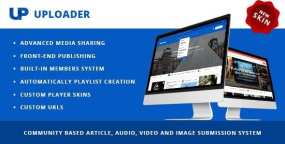 Uploader会员制瀑布流多媒体分享社区WordPress主题V2.3.4